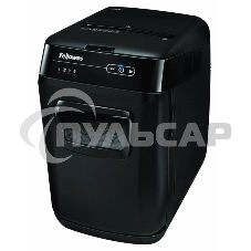 Шредер Fellowes AutoMax 150C FS-46801(01/02)* (секр.P-4)/фрагменты 4x38 мм,/150лист./32лтр./Уничт:скрепки, скобы, пл.карты,CD диски