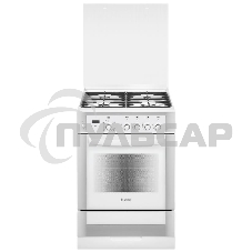 Плита газовая Gefest ПГ 6300-03 0040 белый, конфорок 4 шт, духовка 52 л, 60 см x 85 см x 60 см