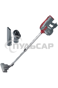 Пылесос вертикальный Galaxy GL 6255 серый/красный, питание от сети, 150 Вт, уборка сухая, пылесборник 0.8 л