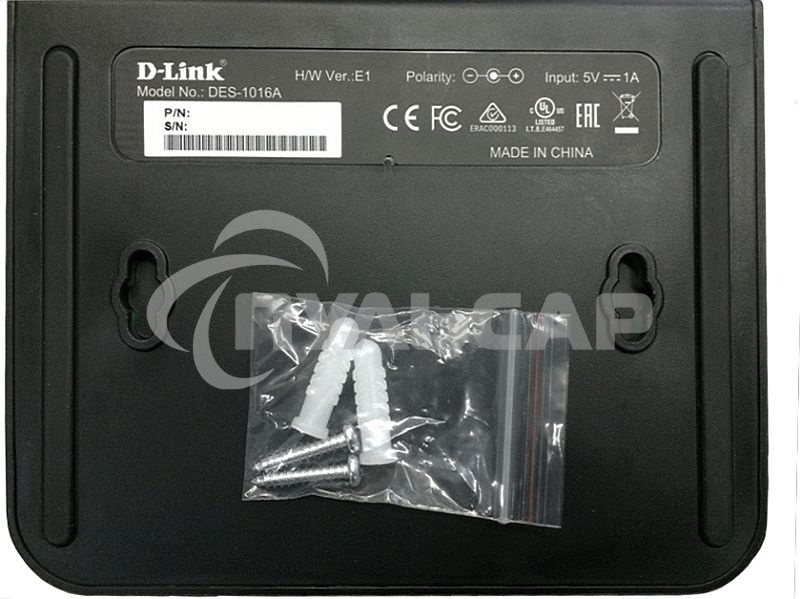 Неуправляемый коммутатор с 16 портами D-Link DES-1016A/E2A 10/100Base-TX и функцией энергосбережения