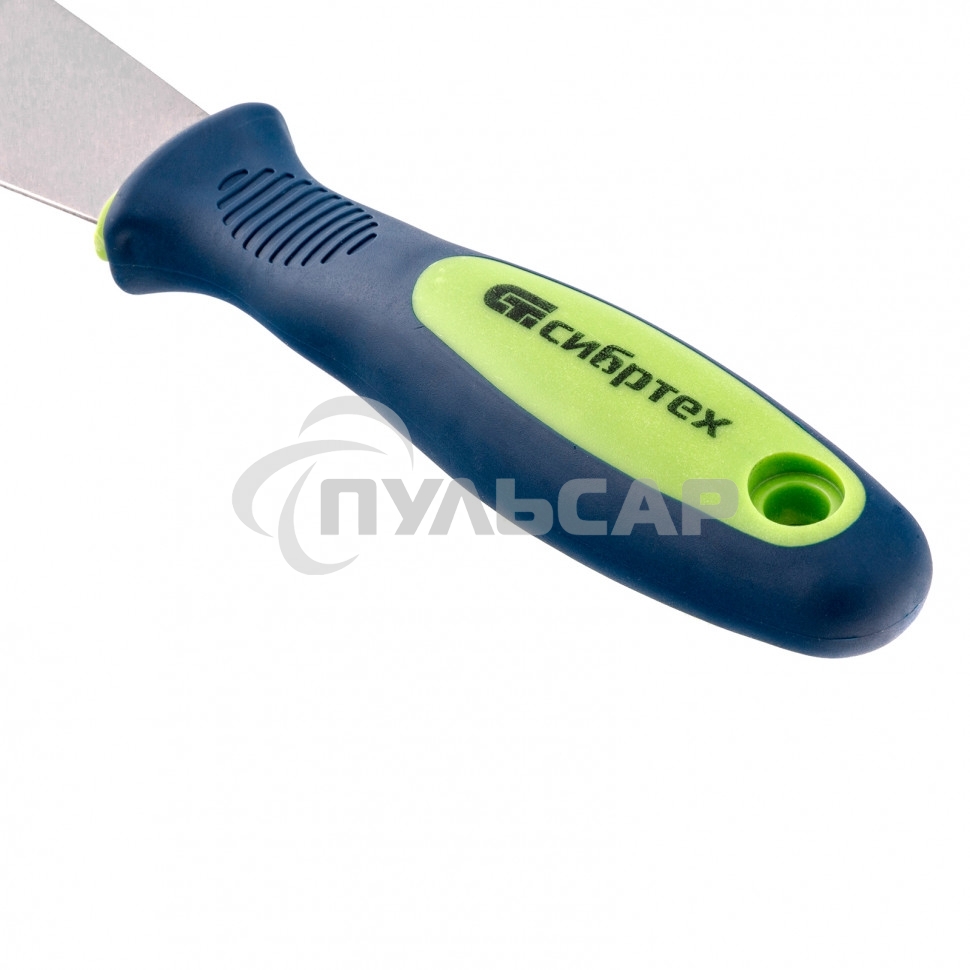 Шпательная лопатка из нержавеющей стали, 40 мм, 2-комп. ручка Сибртех 85521