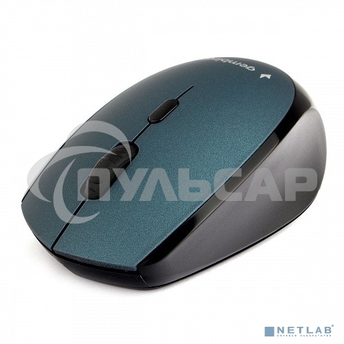 Мышь беспроводная Gembird MUSW-354-B синий, 1600 dpi, радиоканал, USB, кнопки - 4