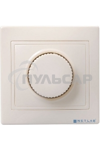 Светорегулятор поворот. СП КВАРТА IP20 ВСР10-1-0-ККм крем. ИЭК EDK10-K33-03-DM