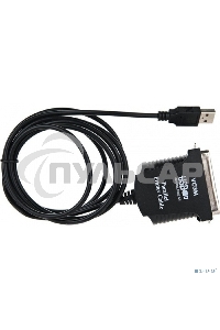 Кабель AM/LPT 1.8м VCOM Кабель-адаптер USB -> LPT (прямое подключение к LPT порту принтера), VUS7052