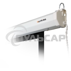 Экран с электроприводом Lumien Eco Control 229x305 см (раб. область 221х297 см) Matte White черная кайма по периметру 4:3