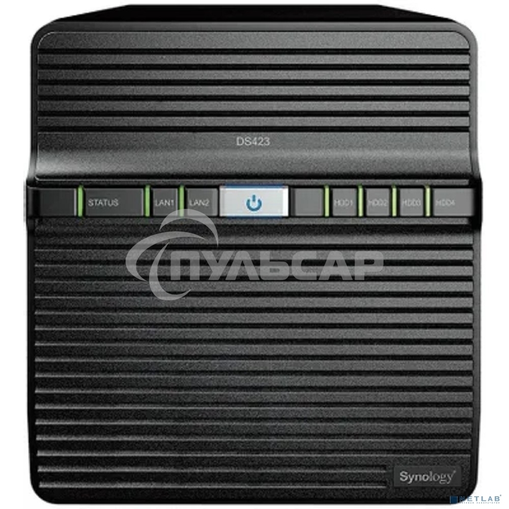 СХД SYNOLOGY настольное исполнение 4BAY NO HDD DS423