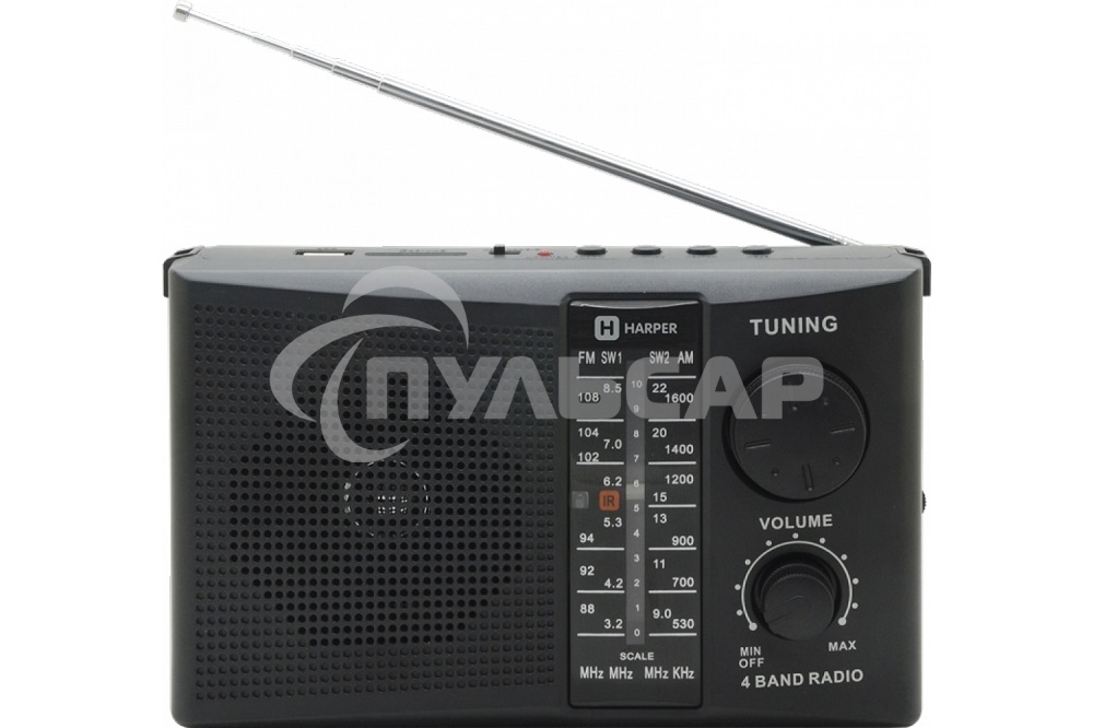 Радиоприемник Harper HDRS-288 черный