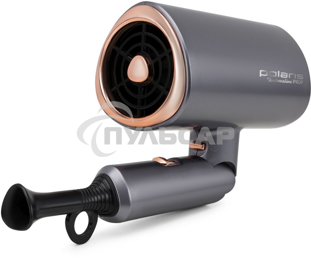 Фен Polaris PHD2090ACi Tourmaline PROF графит/розовое золото Фен 2000Вт