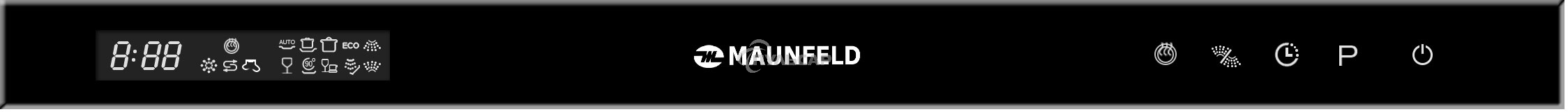 Встраиваемая посудомоечная машина Maunfeld MLP-12IM, черный, 59.8 см, 14 компл., 44 дБ, класс A++