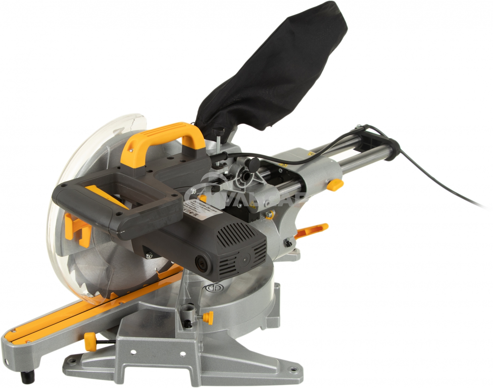 Торцовочная пила Deko DKMS2200-255 Laser 2200Вт 4500об/мин d=255мм