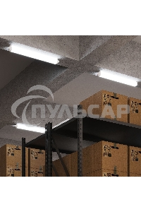 Светильник светодиодный Gauss 18Вт 590*40*30мм 1320lm 6500К IP65 линейн.мат.