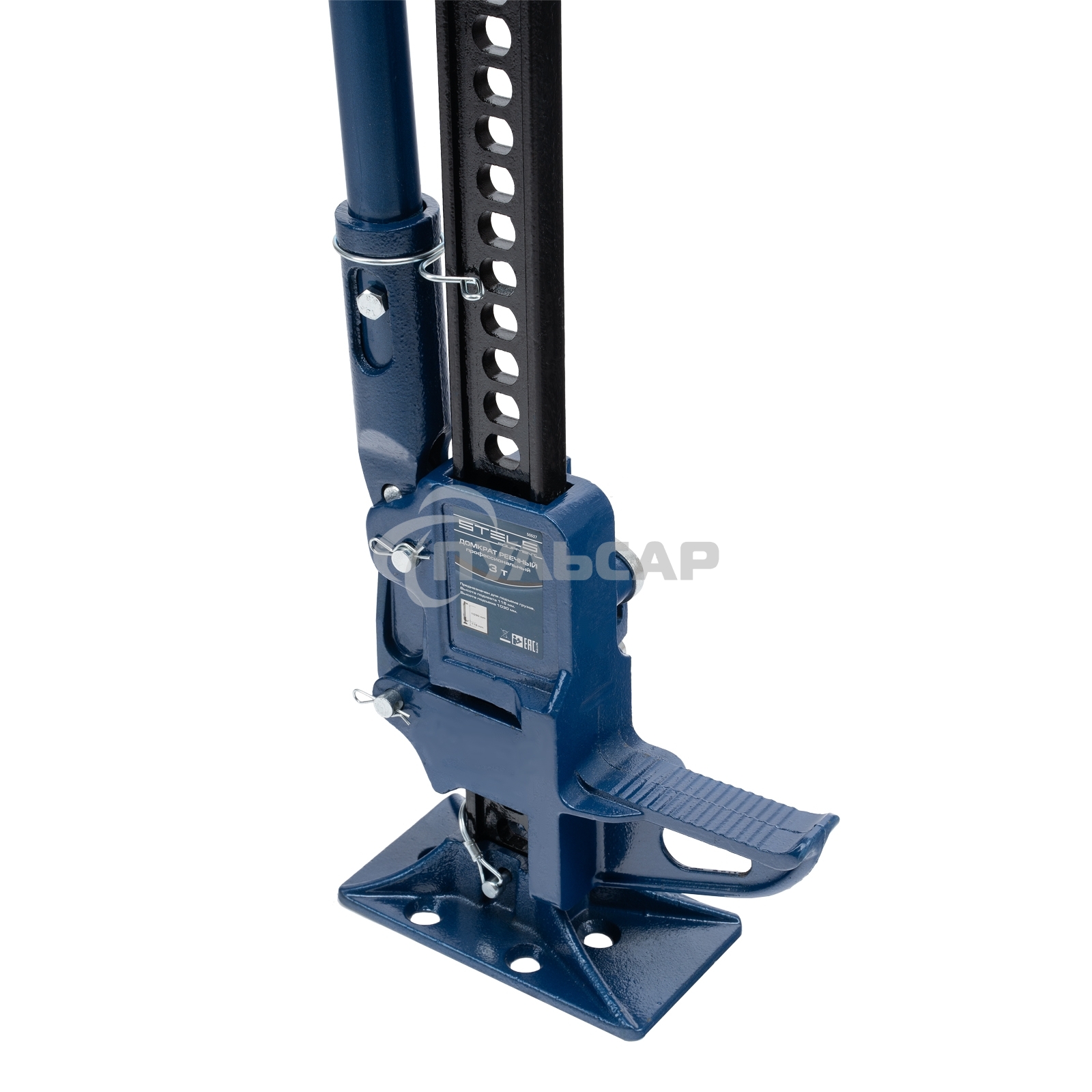 Домкрат реечный профессиональный,3т, 115-1030 мм, High JackStels