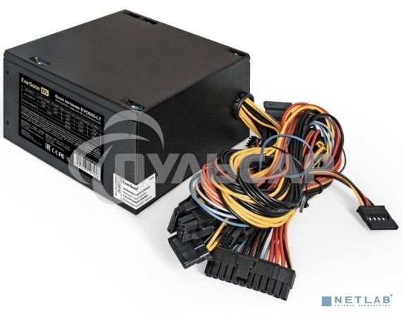 Блок питания ExeGate EVO600-LT (EX289070RUS), 600Вт, 120мм, черный