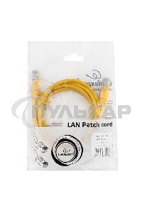Патч-корд UTP Cablexpert кат.5e, 1.5м, литой, многожильный (желтый)