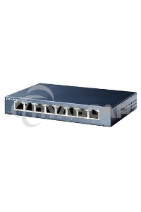 Коммутатор TP-Link SMB TL-SG108 8-port Desktop Gigabit Switch, 8 10/100/1000M RJ45 ports,metal case