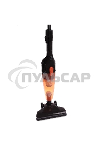 Пылесос вертикальный циклонного типа Endever SkyClean VC-277, темно-серый/оранжевый, мощность 700 Вт, циклонная система фильтрации, 6 шт/уп