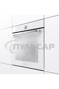 Электрическая духовка Gorenje BOS67371SYW 60 см, 77 л, Коллекция: Simplicity, Очистка паром AquaClean, 12 режимов, белый