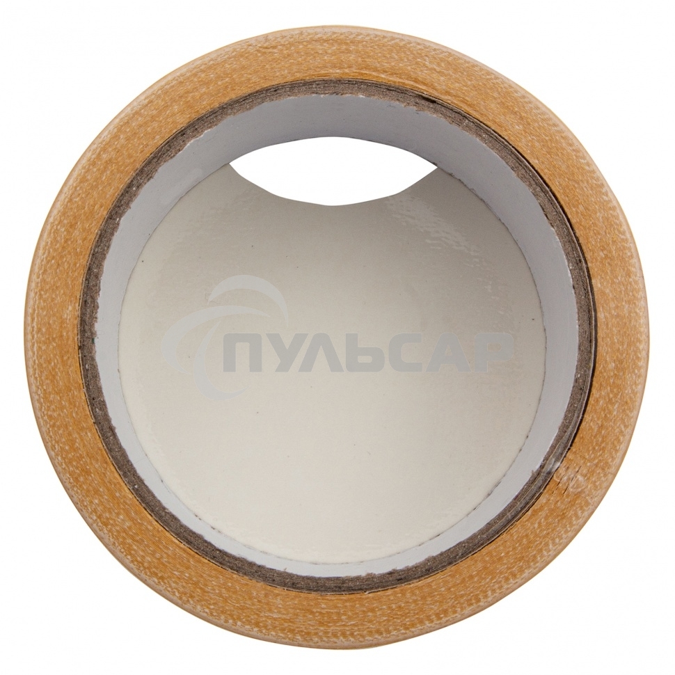 Лента клейкая двусторонняя Сибртех 38мм х 10 м, на тканевой основе