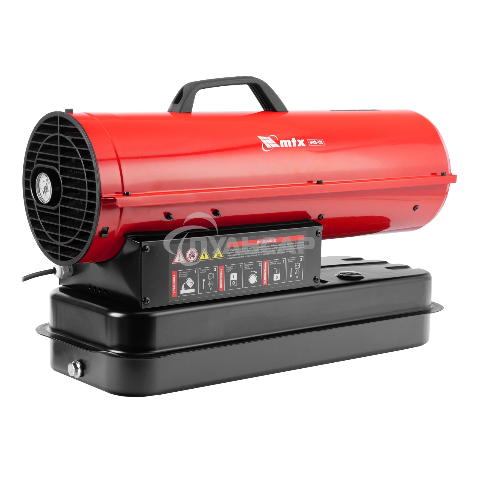 Дизельная тепловая пушка MTX DHB-10i, 10 кВт, 400 м3/ч, прямой нагрев, термостат