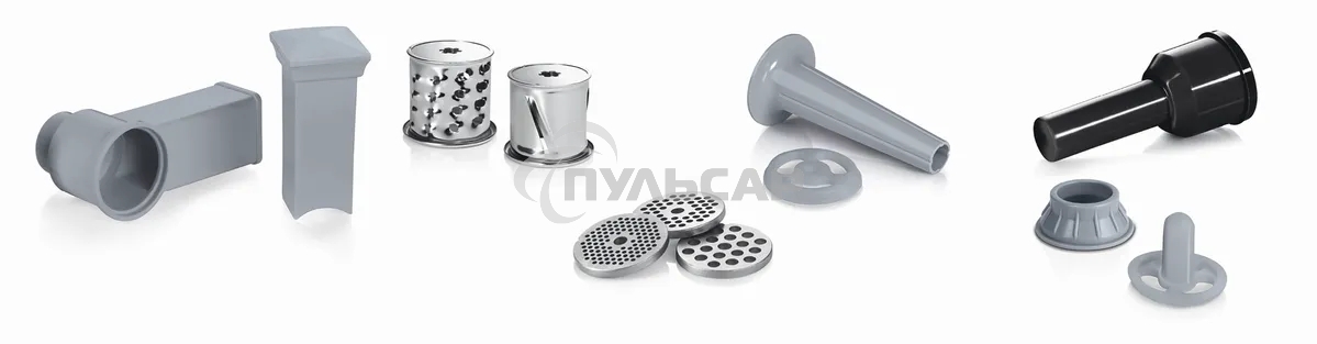 Мясорубка электрическая Bosch MFW67440 2000Вт черный/серебристый