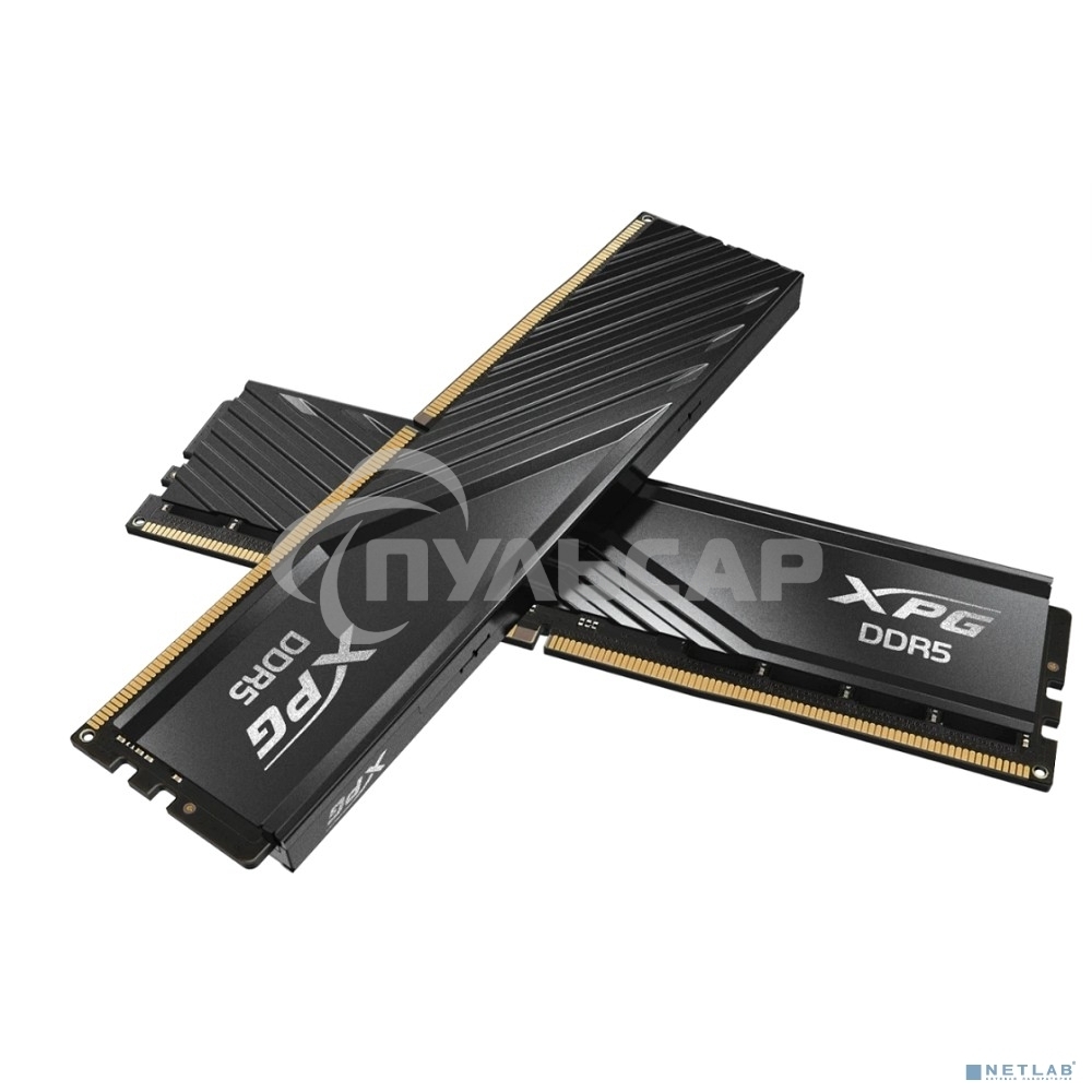 Оперативная память XPG Lancer Blade, DDR5, 32Gb (2x16 Gb), 6000 MHz, CL36, радиатор, черный