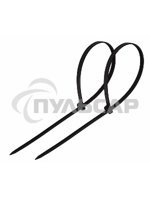 Хомут-стяжка кабельная нейлоновая Rexant 500 x7,6 мм, черная, упаковка 100 шт.