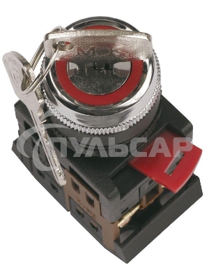 Переключатель AKS22 с ключ. 1-0. 1з+1р ИЭК BSW10-AKS-2-K02