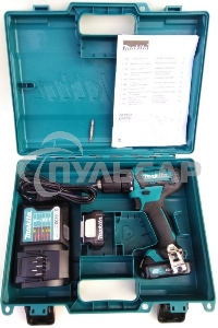 Дрель-шуруповерт Makita DF333DWAE Аккумуляторная, Кейс