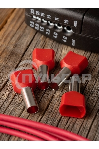 Наконечник штыревой втулочный изол. НШвИ(2) 10.0-14 (уп.50шт) EKF nhvi2-10.0-14