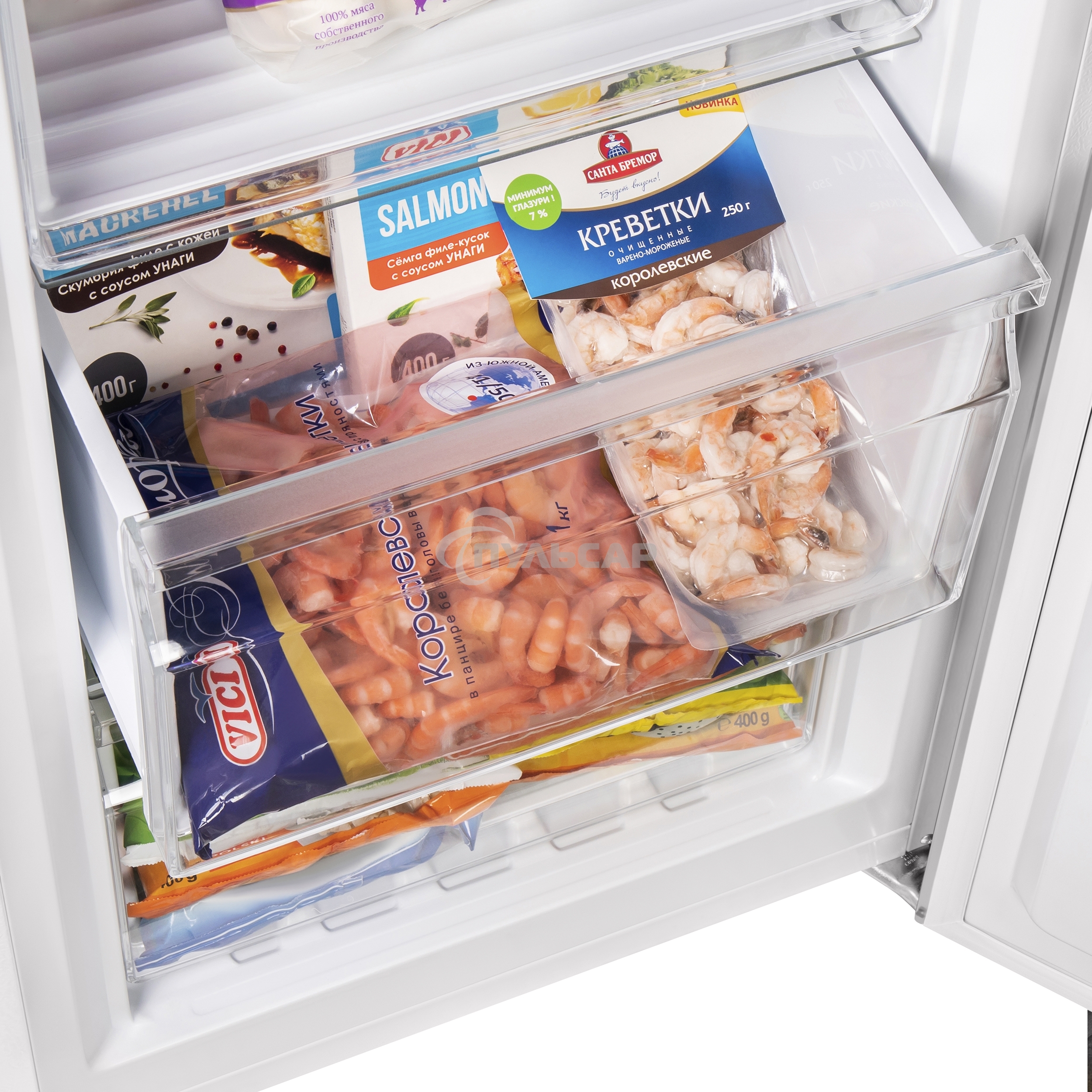 Морозильная камера Maunfeld MFFR170W, белый, 206л, 6 ящиков, 2 полки