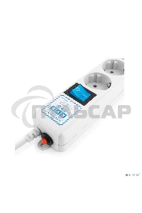 Фильтр-удлинитель Power Cube PRO, 1,9 м, LC контур, 16А/3,5кВт