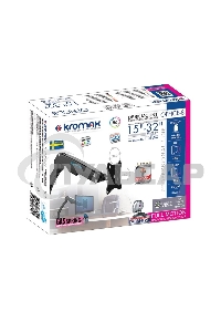 Кронштейн для мониторов Kromax OFFICE-8 черный, для LCD/LED мониторов 15