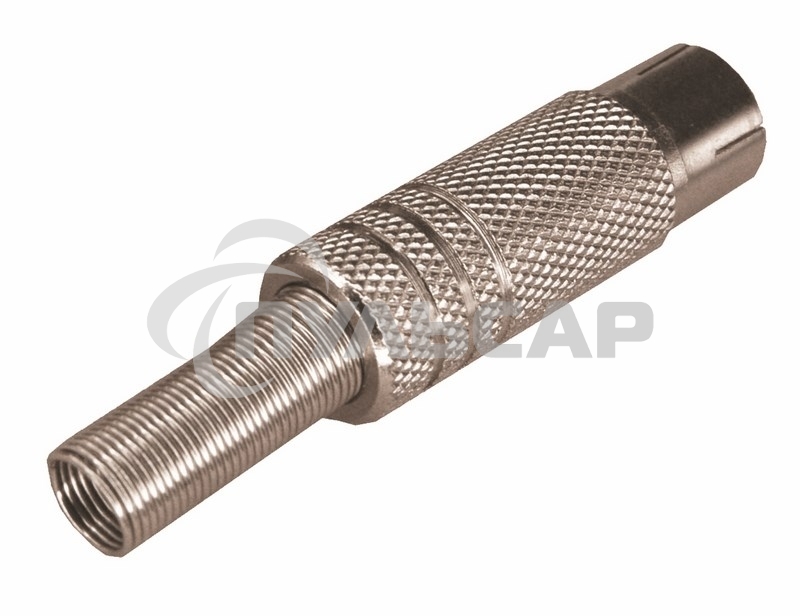 Разъем гнездо TV никель c пружиной Rexant