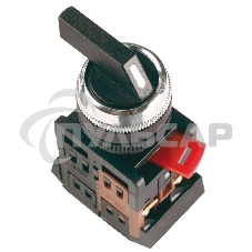 Переключатель ALC-22 на 2 полож. черный 1з+1р ИЭК BSW10-ALC-2-K02