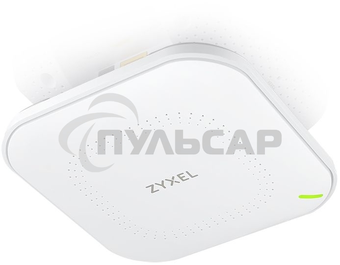 Гибридная точка доступа Zyxel NebulaFlex NWA50AX, WiFi 6, 802.11a/b/g/n/ac/ax (2,4 и 5 ГГц), MU-MIMO, антенны 2x2, до 575+1200 Мбит/с, 1xLAN GE, PoE, без поддержки Captive portal и WPA-Enterprise, защ