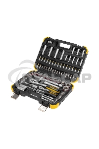 Набор инструментов, 1/2, 1/4, CrV, пластиковый кейс, 94 предмета KRANZ