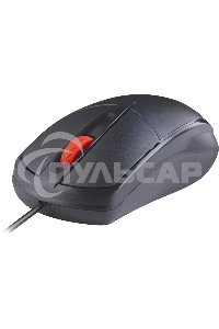 Мышь проводная Defender Icon MB-057 черный, 1000 dpi, USB, кнопки - 3