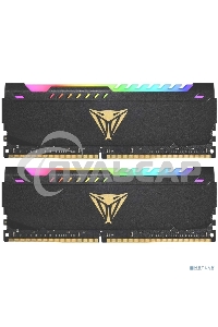 Оперативная память Patriot Viper Steel, DDR4, 16Gb (2x8Gb), 3600MHz, CL20, DIMM, с радиатором, RGB, черный