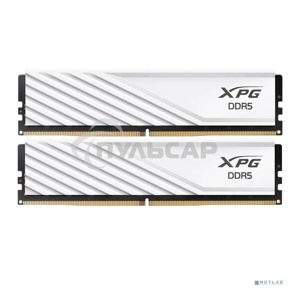 Оперативная память XPG Lancer Blade, DDR5, 32Gb (2x16 Gb), 6000 MHz, CL36, радиатор, белый