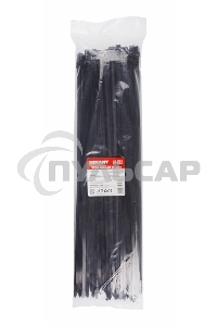 Хомут-стяжка кабельная нейлоновая Rexant 500 x7,6 мм, черная, упаковка 100 шт.