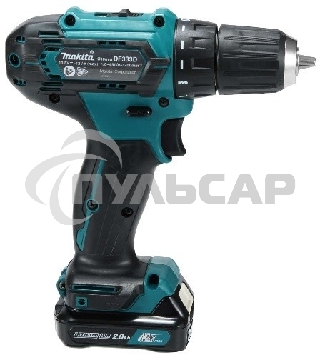 Дрель-шуруповерт Makita DF333DWAE Аккумуляторная, Кейс