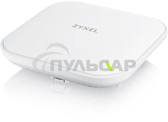 Гибридная точка доступа Zyxel NebulaFlex NWA50AX, WiFi 6, 802.11a/b/g/n/ac/ax (2,4 и 5 ГГц), MU-MIMO, антенны 2x2, до 575+1200 Мбит/с, 1xLAN GE, PoE, без поддержки Captive portal и WPA-Enterprise, защ