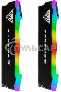 Оперативная память Patriot Viper Xtreme 5, DDR5, 32Gb (2x16Gb), 8000MHz, CL38, DIMM, с радиаторами, RGB, черный