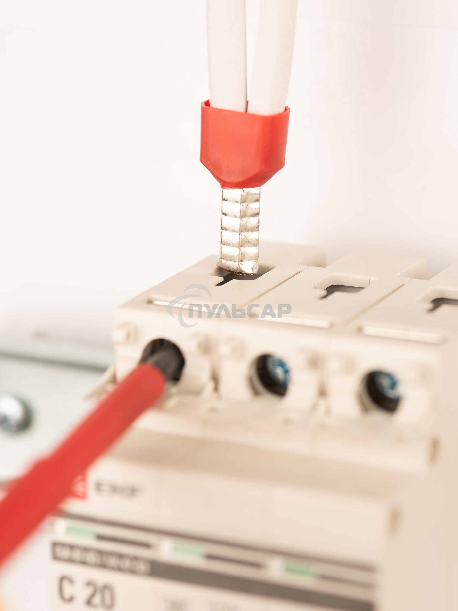 Наконечник штыревой втулочный изол. НШвИ(2) 10.0-14 (уп.50шт) EKF nhvi2-10.0-14