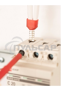 Наконечник штыревой втулочный изол. НШвИ(2) 10.0-14 (уп.50шт) EKF nhvi2-10.0-14