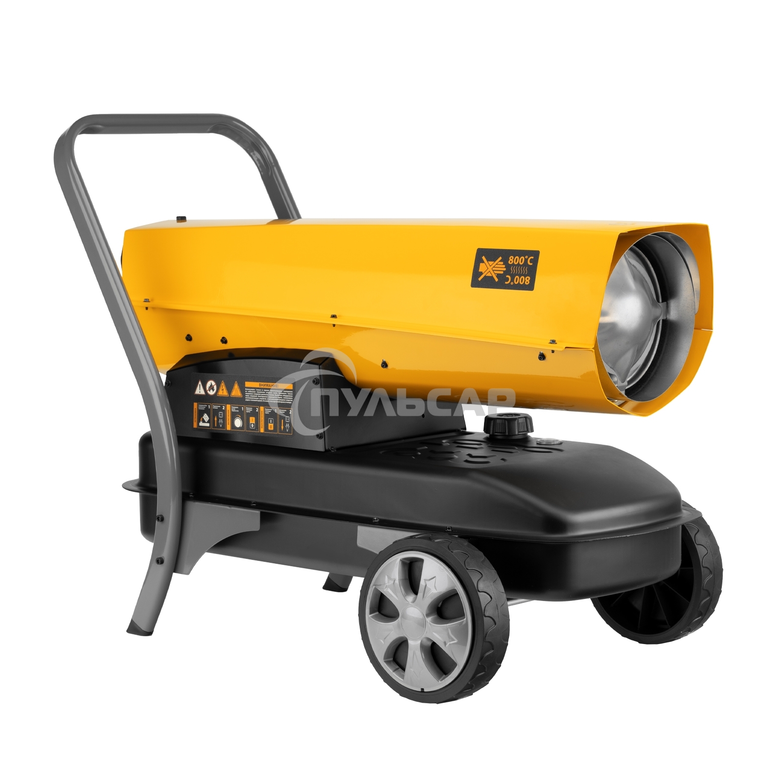 Дизельная тепловая пушка Denzel DHG-45i, 45 кВт, 1000 м3/ч, прямой нагрев, электронный термостат