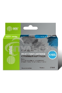Картридж струйный Cactus CS-CB323N №178XL голубой (14.6 мл.) для HP PS B8553/C5383/C6383/D5463/5510