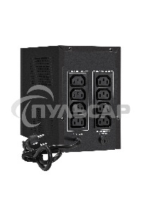 Источник бесперебойного питания ExeGate SpecialPro UNB-1200.LED.AVR.C13.RJ 1200VA/750W, LED, AVR, 6*IEC-C13, RJ45/11, черный