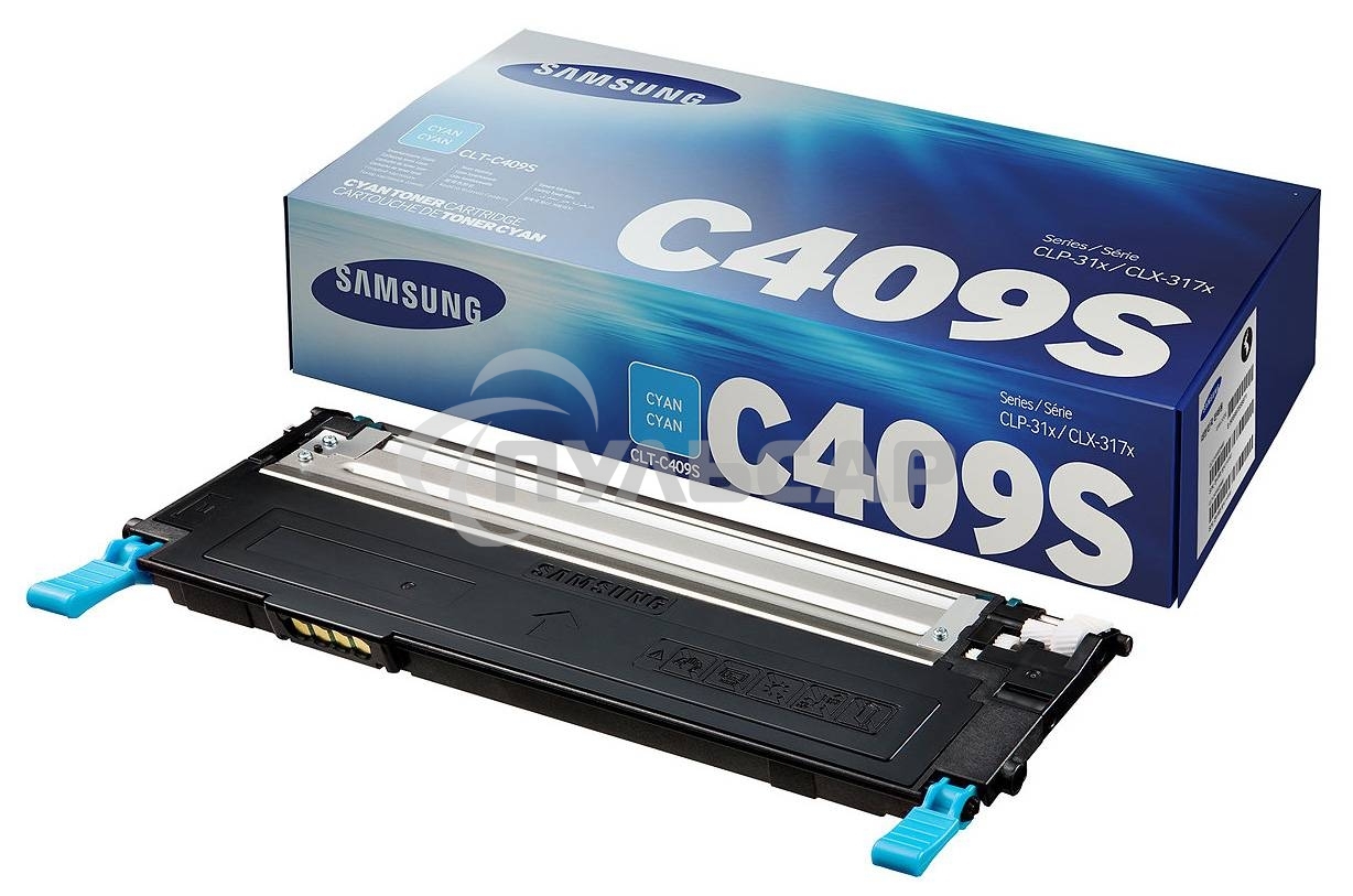 Картридж лазерный Samsung CLT-C409S/ SU007A голубой для Samsung CLP-310/315/CLX-3170FN (1000стр.)
