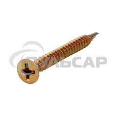 Саморез оконный KRANZ сверло, 3.9х38, желтый цинк, короб (500 шт./уп.)